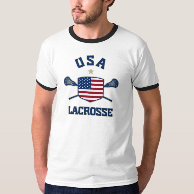 Camiseta Los E.E.U.U. LaCrosse (Anverso)