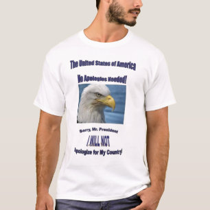 Camiseta Los E.E.U.U. ningunas disculpas