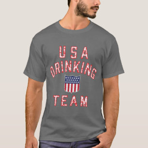 Camiseta Los E.E.U.U. que beben al equipo