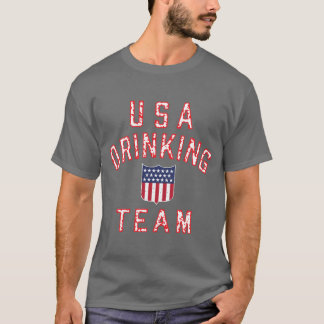 Camiseta Los E.E.U.U. que beben al equipo