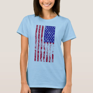 Camiseta Los E.E.U.U. señalan diseño americano de la