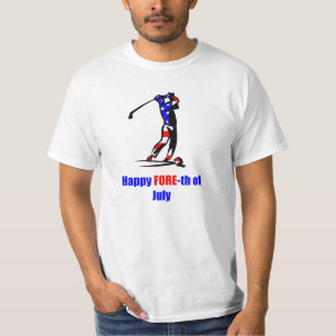 Camiseta Los E.E.U.U. señalan el 4to por medio de una