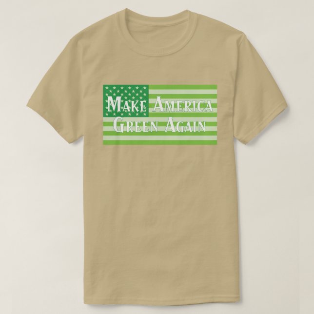 Camiseta Los E.E.U.U. señalan por medio de una bandera (Diseño del anverso)