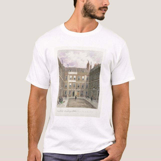 Camiseta Los edificios de Bartlett, Holborn, 1838 (Anverso)