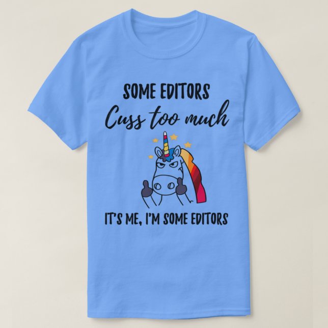Camiseta Los editores acusan demasiado (Diseño del anverso)