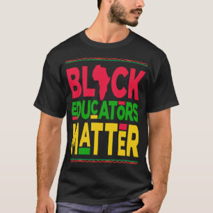 Camiseta Los educadores negros importan el mes de la histor