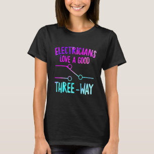 Camiseta Los Electricistas Adoran La Buena Vía Lineman Elec