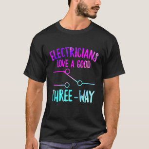 Camiseta Los Electricistas Adoran La Buena Vía Lineman Elec