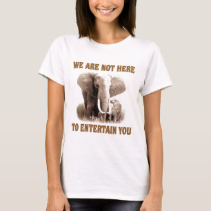 Camiseta Los elefantes merecen respecto