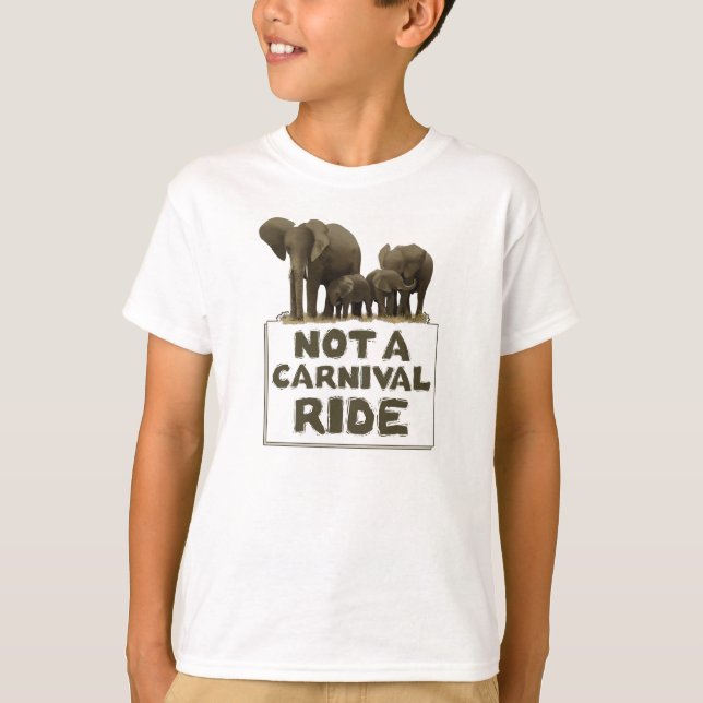 Camiseta Los elefantes no son un paseo del carnaval (Anverso)