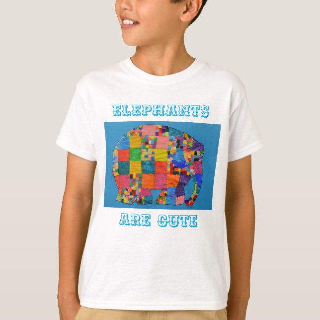 Camiseta Los elefantes son blancos (Anverso)