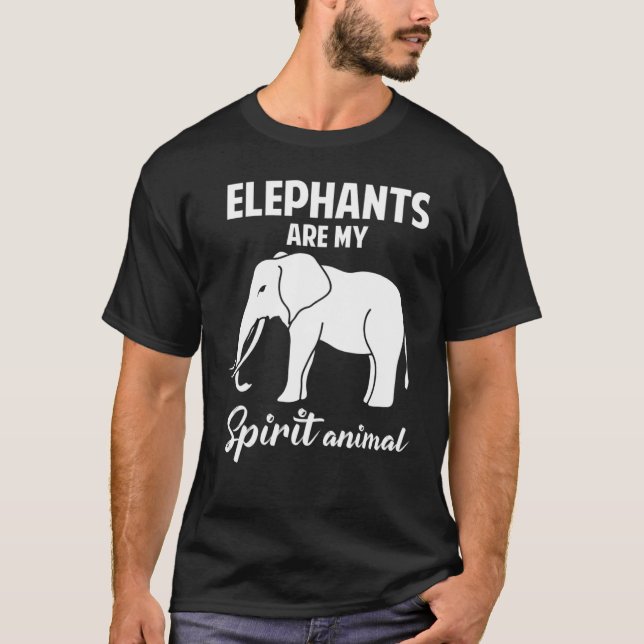 Camiseta Los Elefantes Son Mi Espíritu Elefante Animal Para (Anverso)