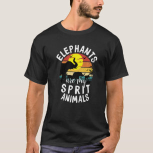 Camiseta Los elefantes son mis animales primitivos elefante