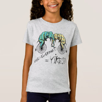 Camiseta ¡Los elefantes y las bicicletas son iguales!