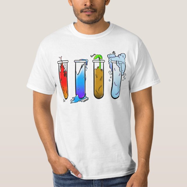 Camiseta Los elementos (Anverso)