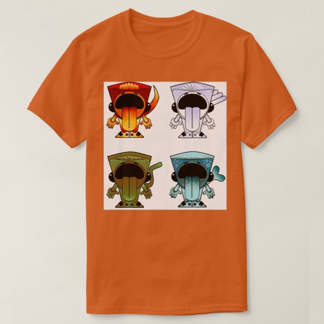 Camiseta Los elementos 1 (Diseño del anverso)