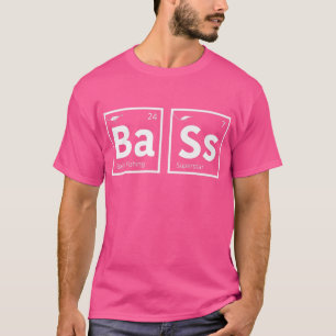 Camiseta Los elementos periódicos básicos adoran la pesca p