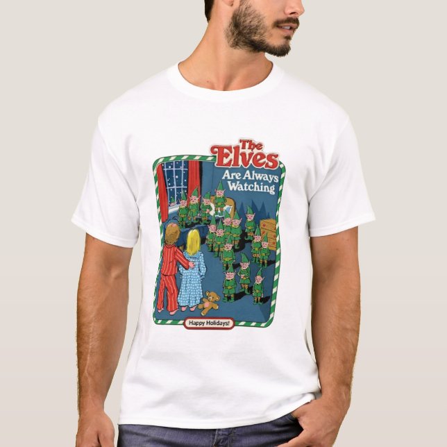 Camiseta Los Elfos Siempre Están Viendo (Anverso)