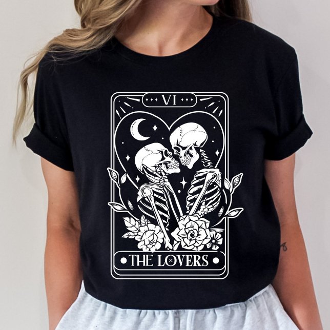 Camiseta Los enamorados Tarot Skeleton Valentine (Subido por el creador)