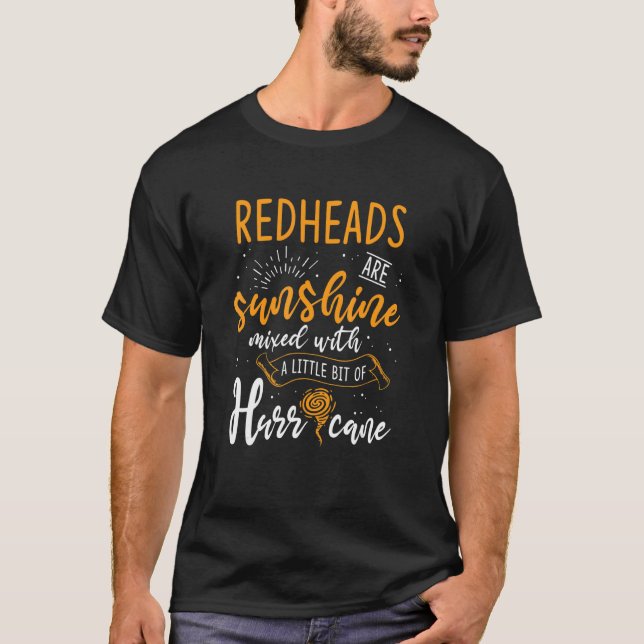 Camiseta Los Encabezados Retrógrados Son Sunshine Mezclados (Anverso)