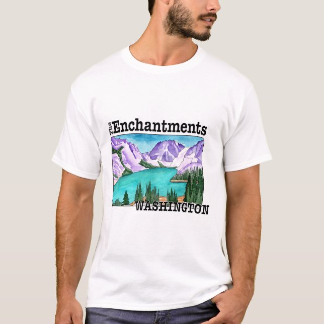 Camiseta Los encantos, Washington (Anverso)
