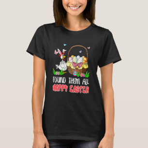 Camiseta Los Encontró a Todos Feliz Conejo de Pascua Cazand