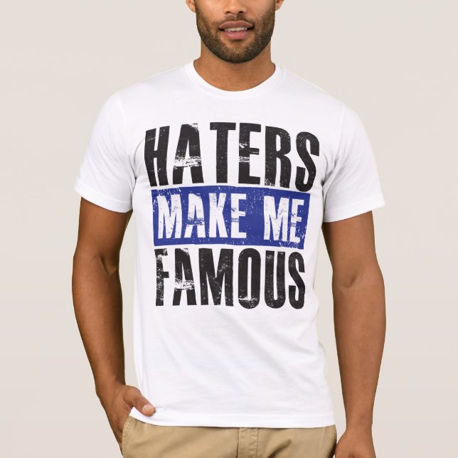 Camiseta Los enemigos me hacen famoso (Anverso)