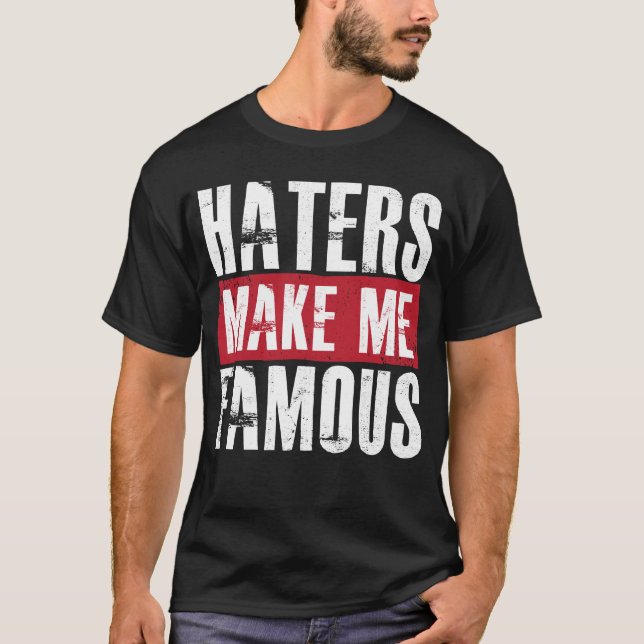 Camiseta Los enemigos me hacen famoso (Anverso)