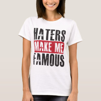 Camiseta Los enemigos me hacen famoso