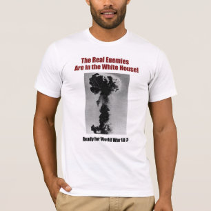 Camiseta Los enemigos reales están en la Casa Blanca