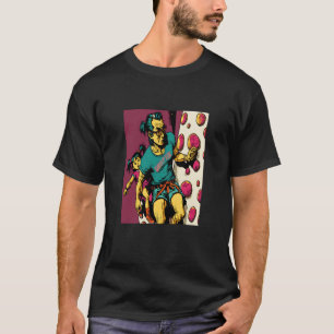 Camiseta Los entusiastas de la escalada en las paredes roja