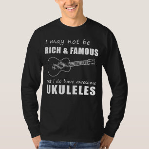 Camiseta Los entusiastas de Ukulele adornan la graciosa cam