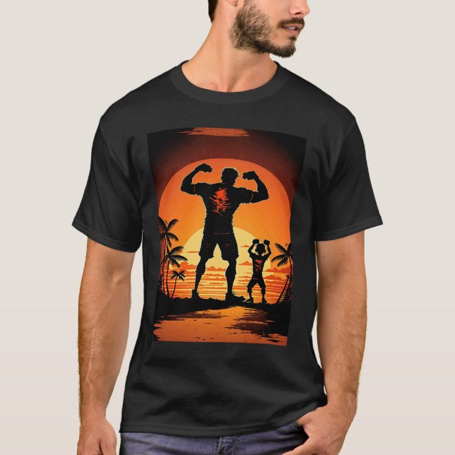 Camiseta Los Entusiastas Del Ejercicio Calisthenics Padre E (Anverso)