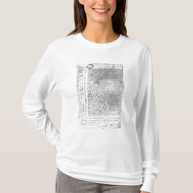 Camiseta Los envíos escritos de sir Francis Drake (Anverso)