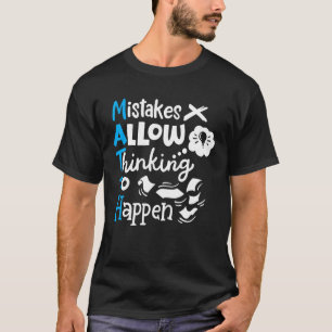 Camiseta Los errores de los estudiantes de matemáticas perm