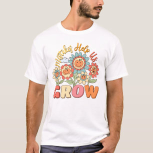 Camiseta Los errores nos ayudan a crecer Motivación flora
