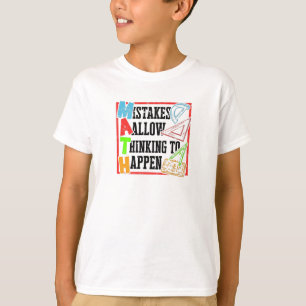 Camiseta Los errores permiten que ocurra el pensamiento - m