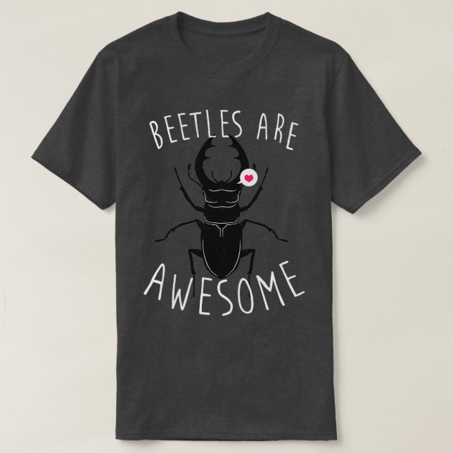 Camiseta Los escarabajos son increíbles (Diseño del anverso)