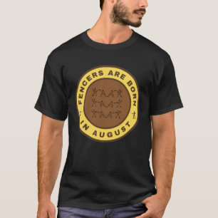 Camiseta Los esgrimidores nacen en el diseño alternativo de