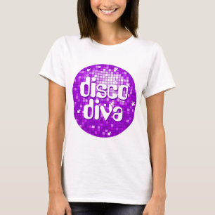 Camiseta Los espaguetis púrpuras diva del disco" de las