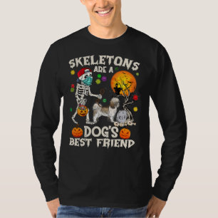 Camiseta Los esqueletos son el mejor amigo de los perros, S