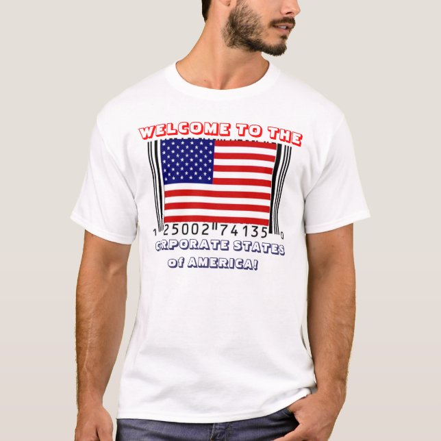 CAMISETA ¡LOS ESTADOS UNIDOS DE AMÉRICA SON UNA SOCIEDAD! (Anverso)