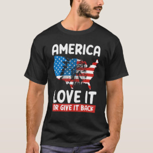 Camiseta Los Estados Unidos Lo Aman O Devuelven A Los Nativ