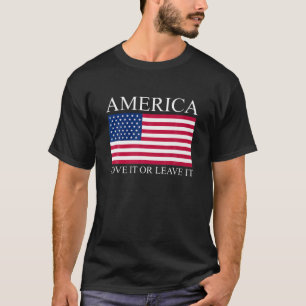 Camiseta Los Estados Unidos Lo Aman O Lo Dejan En La Noveda