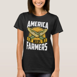 Camiseta Los Estados Unidos necesitan a los agricultores pa