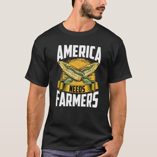Camiseta Los Estados Unidos necesitan a los agricultores pa (Anverso)