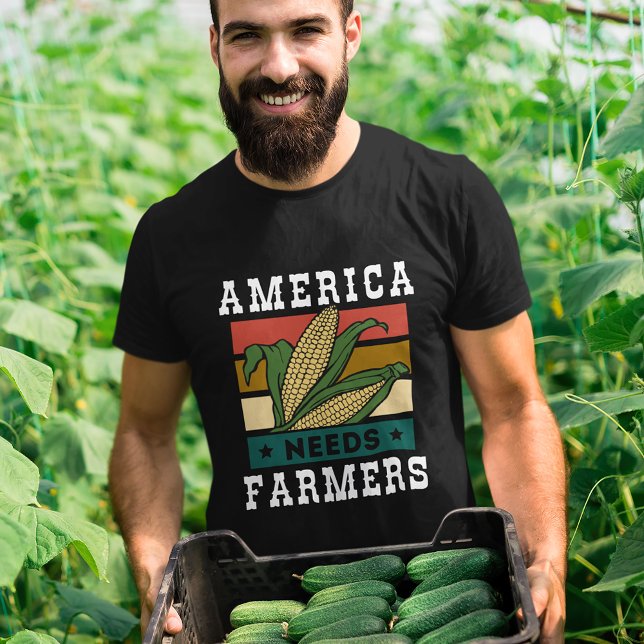 Camiseta Los Estados Unidos necesitan a los agricultores Un (Subido por el creador)