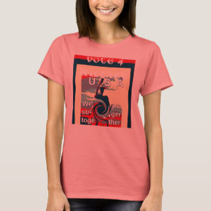 Camiseta Los Estados Unidos votan por Hillary más fuerte ju