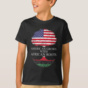 Camiseta Los estadounidenses crecen con raíces africanas af