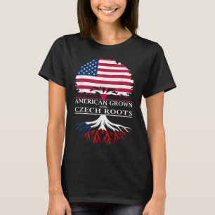 Camiseta Los estadounidenses crecen con raíces checas